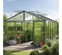 GFP Pro 311 x 460 cm Greenhouse, aluminium, no extras - (GFPV00263)