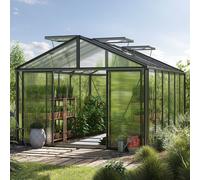GFP Pro 311 x 460 cm Greenhouse, anthracite grey, RAL 7016, no extras - (GFPV00266)