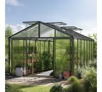 GFP Pro 311 x 534 cm Greenhouse, anthracite grey, RAL 7016, Special offer set: Pro 2 - (GFPV00277)