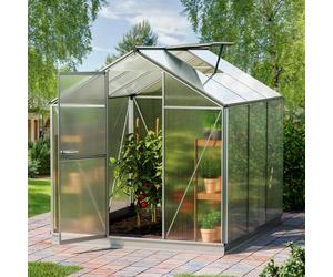 GFP Standard 192 x 192 cm Greenhouse, incl. special offer set XL, 8 mm twin-wall sheets - (GFPV00012)
