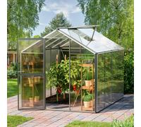 GFP Standard 192 x 256 cm Greenhouse, 6 mm twin-wall sheets, no extras - (GFPV00014)