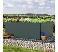 GFP Standard 195 x 150 x 77 cm Raised garden bed, Anthracite grey - (GFPV00349)