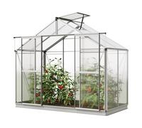GFP Standard 2.56 x 1.31 cm Greenhouse, 6 mm twin-wall sheets, incl. special offer set XL - (GFPV00735)