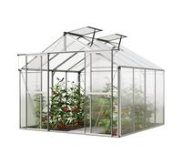 GFP Standard 2.56 x 2.56 cm Greenhouse, 6 mm twin-wall sheets - (GFPV00740)