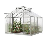 GFP Standard 2.56 x 2.56 cm Greenhouse, 6 mm twin-wall sheets, incl. special offer set XL - (GFPV00741)