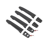 GFRDMAZ Vehicle Door Handle Guard Compatible with Mitsubishi for Lancer EX for Evolution X 2008 2009 2010 2011 2012 2013 2014 2015 2016 2017 Car Exterior Door Handle Decoration