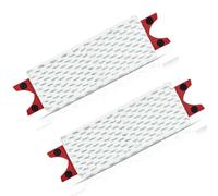 GFRED 2 Pack Mop Pads Refill Microfibre Compatible With Vileda 1-2 Spray Ultramax Head Replacement (Grey)