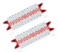 GFRED 2 Pack Mop Pads Replacement Compatible With Vileda 1-2 Spray Ultramax Head Refill Microfibre Enhanced Cleaning(Red)