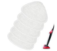 GFRED 5 Pcs Steam Mop Replacement Pads Microfibre Triangle Compatible With Vileda Steam Cloths Mop Machine Washable and Reusable