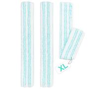 GFRED Pack of 3 Window Wiper Replacement Cover Microfibre 42 cm Wide Compatible with Leifheit Window Squeegee Window Slider XL Squeegee Cover Window Wiper Replacement for Large Surfaces