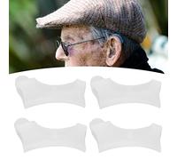 GFRGFH 4 PCS Hearing Aids Protective Cover Hearing Aid Clip Hearing Prevent Loss Dust Silicone Hearing Aids Lanyard Accessory Cover for Kids Elderly