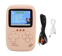 GFRGFH Handheld Game Console Recycle Chargeable Portable Retro Mini Lightweight 10000mAh Multiple Games Video Games Player(pink)