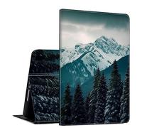 GFRGTFHYT Case for 10.5 Inch Microsoft Surface Go 3 2021/2 2020/Go 2018 PU Leather Slim Lightweight Multiple Angles Stand Smart Cover with Auto Wake/Sleep, Forest Mountain