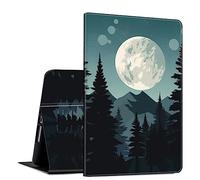 GFRGTFHYT Case for Microsoft Surface Pro 7/7 Plus/Pro 6/5/4/LTE 12.3 Inch PU Leather Slim Lightweight Multiple Angles Stand Smart Cover with Auto Wake/Sleep, Art Forest