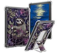 GFRGTFHYT Clear Case for 6" Kindle 10th Generation (2019 Release, Model J9G29R) Stand Kickstand Slim Lightweight Transparent Soft TPU Silicone Cover for Kindle 10th Gen 2019 E-Reader,Cute Sloths