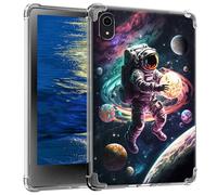 GFRGTFHYT Clear Case for iPad 10th Generation 10.9 inch (2023/2022 Release) Slim Lightweight Soft TPU Transparent Silicone Protective Back Cover Case for iPad 10th Generation 10.9", Universe Space-Man