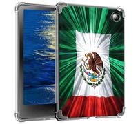 GFRGTFHYT Clear Case for Kobo Libra Colour 7" 2024 Release Slim Ligthwheight Soft TPU Silicone Transparent Shockproof Protective Back Cover Case for 7" Kobo Libra Colour 2024 eReader, Mexico Flag