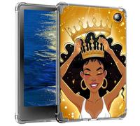 GFRGTFHYT Clear Case for Kobo Libra Colour 7" 2024 Release Slim Ligthwheight Soft TPU Silicone Transparent Shockproof Protective Back Cover Case for 7" Kobo Libra Colour 2024 eReader, Crown Girls