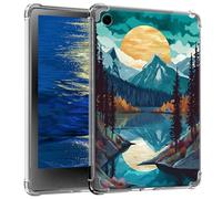 GFRGTFHYT Clear Case for Samsung Galaxy Tab A9 Plus 11 inch 2023 Slim Lightweight Soft TPU Transparent Silicone Back Cover Case for Tab A9+ Tablet [SM-X210/X216/X218],Mountain Abstract Watercolor Art