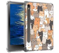 GFRGTFHYT Clear Case for Samsung Galaxy Tab S9 11 Inch 2023 Slim Lightweight Soft TPU Transparent Silicone Back Cover Shell Shockproof Protective Tablet Case for Galaxy Tab S9 11", Funny Cute Cats
