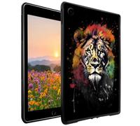 GFRGTFHYT for iPad 10.2 Case for iPad 9th/8th/7th Generation (2021/2020/2019)/Pro 10.5 Inch Slim Lightweight Soft TPU Silicone Shockproof Protective Back Shell Cover, Watercolor Lions