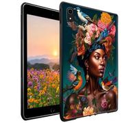 GFRGTFHYT for iPad 10th Generation Case 10.9 Inch 2022 Wen Women Slim Lightweight Soft TPU Silicone Shockproof Protective Back Shell Cover Case for iPad 10th Gen 10.9 inch 2022, Flowers American Girl
