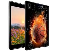 GFRGTFHYT for iPad 10th Generation Case 10.9 Inch 2022 Wen Women Slim Lightweight Soft TPU Silicone Shockproof Protective Back Shell Cover Case for iPad 10th Gen 10.9 inch 2022, Water Fire Basketball