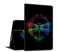 GFRGTFHYT for iPad Air 11 Inch Case M2 (2024) /Air 6th/5th/4th Gen (2024/2022/2020) PU Leather Slim Lightweight Multi-Angle Stand Smart Shell Cover with Auto Wake/Sleep,Dragonfly