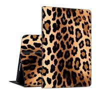 GFRGTFHYT for iPad Air 5/4 (2022/2020 5th/4th Generation 10.9-Inch) Case for iPad Pro 11 2022/2021/2020 PU Leather Slim Lightweight Multi-Angle Smart Cover with Auto Wake/Sleep, Leopard Prints