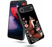 GFRGTFHYT for iPhone 17 Air Phone Case 6.5" 2025 Slim Soft TPU Silicone Cover with Art Fox Flowers Stylish Design for Women Wen Shockproof Anti-Scratch Protection Case for Apple iPhone Air