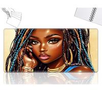 GFRGTFHYT for MTG Playmat, Game Play Mat for MTG TCG 24 x 14 inches Trading Card Inked Game Playmats with Stitched Smooth Rubber Surface Battle Game Play Mats Desk Mousepad, American Girls