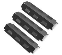 GFTIME 37CM Heat Plate for Charbroil, Kenmore, Thermos, Master Forge, Uniflame 750, Savor Pro, Porcelain Steel Heat Shield, Flame Tamer spare parts for Most Gas Grill, 3 Pack