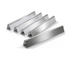 GFTIME 44.5CM Flavorizer Bar for Weber Genesis E/S-310 320 330 with Front Controls, DOESN'T fit Genesis II E/S-310 340, Stainless Steel Heat Plate Spare Parts for Weber 7621 7620, 5 Pack