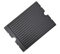 GFTIME 44 x 32.2 cm Cast Iron Grill Plate for BroilKing Baron 420/440/490/520/590, Cast Iron Reversible Plate for BroilKing Crown 420/440/490, Crown Pellet 400/500, Grill Pan Replacement Parts for
