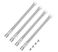 GFTIME 62752 Grill Burner 49.5cm for Weber Genesis E/S-310 320 330 Gas Grills (2011-2016 with Front Burner Knobs), DOESN'T fit Genesis II/LX 310 340, 4 Pack