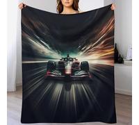 GFTTTFG F1 Racing Blanket Ultra-soft Micro Fleece Blankets Soft And Warm Throws Anti-pilling Throw For Adults & Kids （100×130cm）