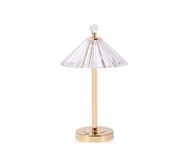 GFUIRRHDC LED Desk Lamp 3 Way Dimmable Bedside Desk Lamps with Glass Lampshade & Metal Base Table Lamps for Bedrooms Living Room Creative Nightlight, 16.1" H Table Lamp Reading Lamp