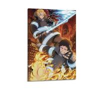 GFUWEWQEGUU Anime Arthur Posters Aesthetic Wall Art Decorative Painting Poster Decor Vintage Canvas for Living Room Bed Room 20x30inch(50x75cm) Frame-style