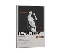 GFUWEWQEGUU Benson Boone Beautiful Things Posters Aesthetic Wall Art Decorative Painting Poster Decor Vintage Canvas for Living Room Bed Room 08x12inch(20x30cm) Frame-style