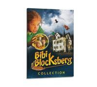 GFUWEWQEGUU Bibi Blocksberg Posters Aesthetic Wall Art Decorative Painting Poster Decor Vintage Canvas for Living Room Bed Room 24x36inch(60x90cm) Frame-style