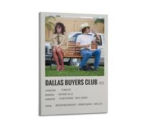 GFUWEWQEGUU Dallas Buyers Club Posters Aesthetic Wall Art Decorative Painting Poster Decor Vintage Canvas for Living Room Bed Room 20x30inch(50x75cm) Frame-style