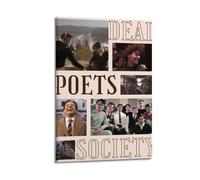 GFUWEWQEGUU Dead Poets Society 1989 Posters Aesthetic Wall Art Decorative Painting Poster Decor Vintage Canvas for Living Room Bed Room 12x18inch(30x45cm) Frame-style