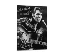 GFUWEWQEGUU Elvis Presley Posters Aesthetic Wall Art Decorative Painting Poster Decor Vintage Canvas for Living Room Bed Room 08x12inch(20x30cm) Frame-style