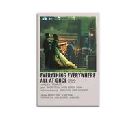 GFUWEWQEGUU Everything Everywhere All At Once Movie Posters Aesthetic Wall Art Decorative Painting Poster Decor Vintage Canvas for Living Room Bed Room 24x36inch(60x90cm) Unframe-style