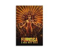 GFUWEWQEGUU Furiosa A Mad Max Saga Posters Aesthetic Wall Art Decorative Painting Poster Decor Vintage Canvas for Living Room Bed Room 12x18inch(30x45cm) Unframe-style
