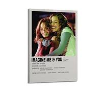 GFUWEWQEGUU Imagine Me & You Posters Aesthetic Wall Art Decorative Painting Poster Decor Vintage Canvas for Living Room Bed Room 12x18inch(30x45cm) Frame-style