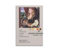 GFUWEWQEGUU Joanna Newsom Album YS Tracklsit Posters Aesthetic Wall Art Decorative Painting Poster Decor Vintage Canvas for Living Room Bed Room 08x12inch(20x30cm) Unframe-style