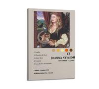 GFUWEWQEGUU Joanna Newsom Album YS Tracklsit Posters Aesthetic Wall Art Decorative Painting Poster Decor Vintage Canvas for Living Room Bed Room 16x24inch(40x60cm) Frame-style