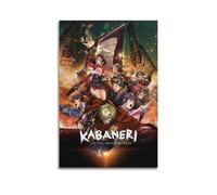 GFUWEWQEGUU Kabaneri of The Iron Fortress Anime Posters Aesthetic Wall Art Decorative Painting Poster Decor Vintage Canvas for Living Room Bed Room 08x12inch(20x30cm) Unframe-style
