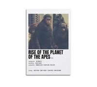 GFUWEWQEGUU Rise of The Planet of The Apes Posters Aesthetic Wall Art Decorative Painting Poster Decor Vintage Canvas for Living Room Bed Room 16x24inch(40x60cm) Unframe-style